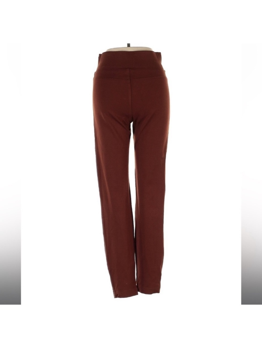Lulus Faux Leather High Rise Leggings Brown XS Party In The Front Slim Pants NWT - Picture 2 of 5